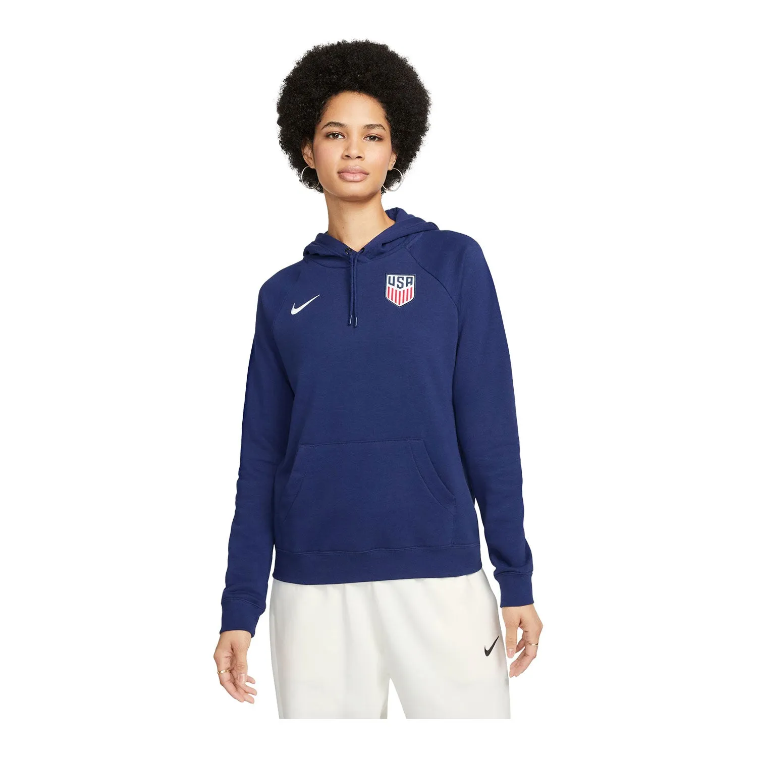 Women's Nike USA Casual Crest Navy Hoodie