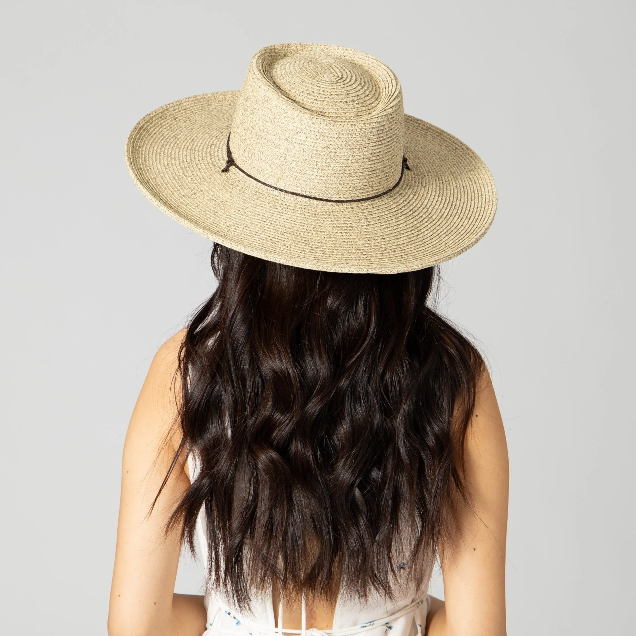 Womens Ultrabraid Sun Brim Hat with Chin Cord