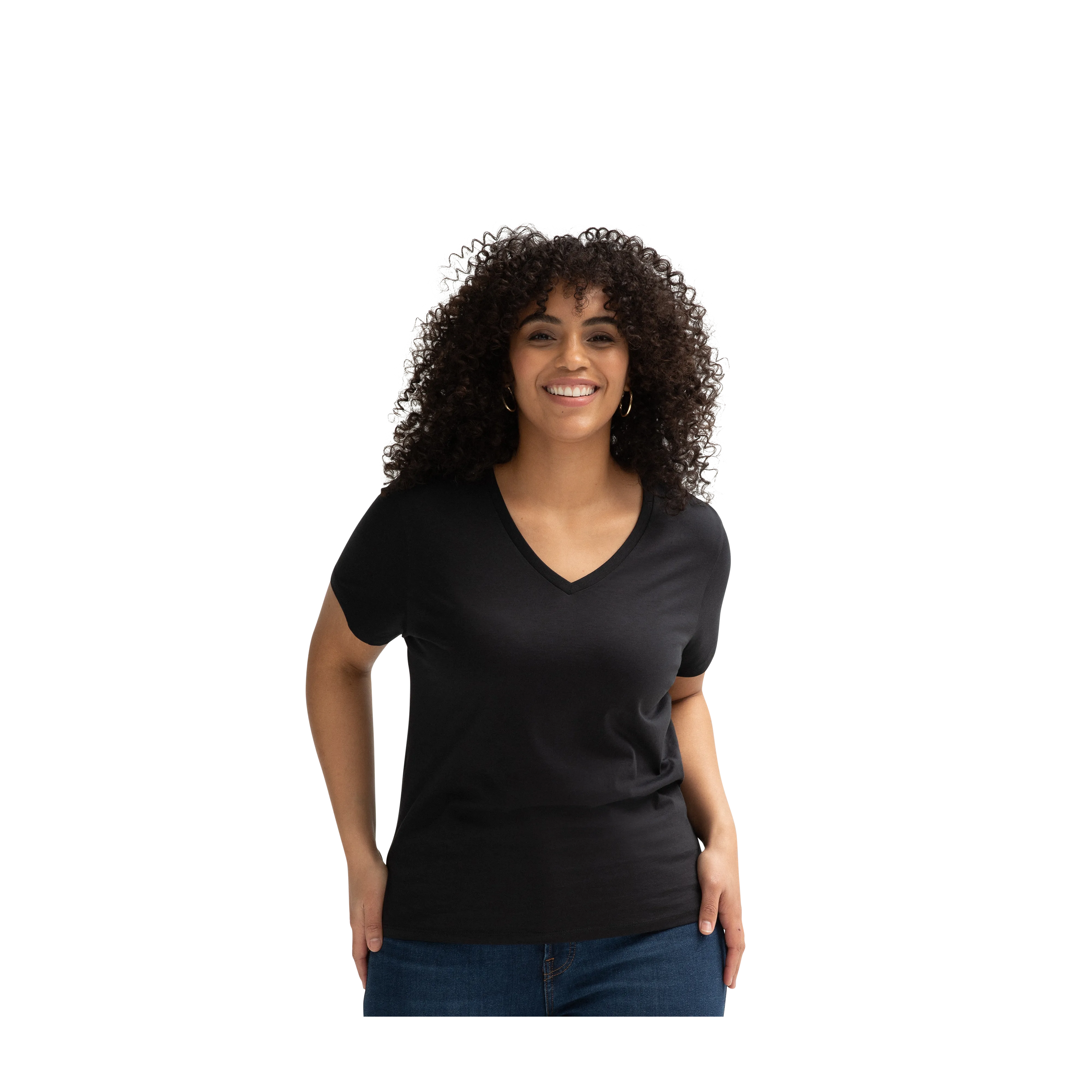 Women's V-Neck T-Shirt & Sweatpants 4-Pack