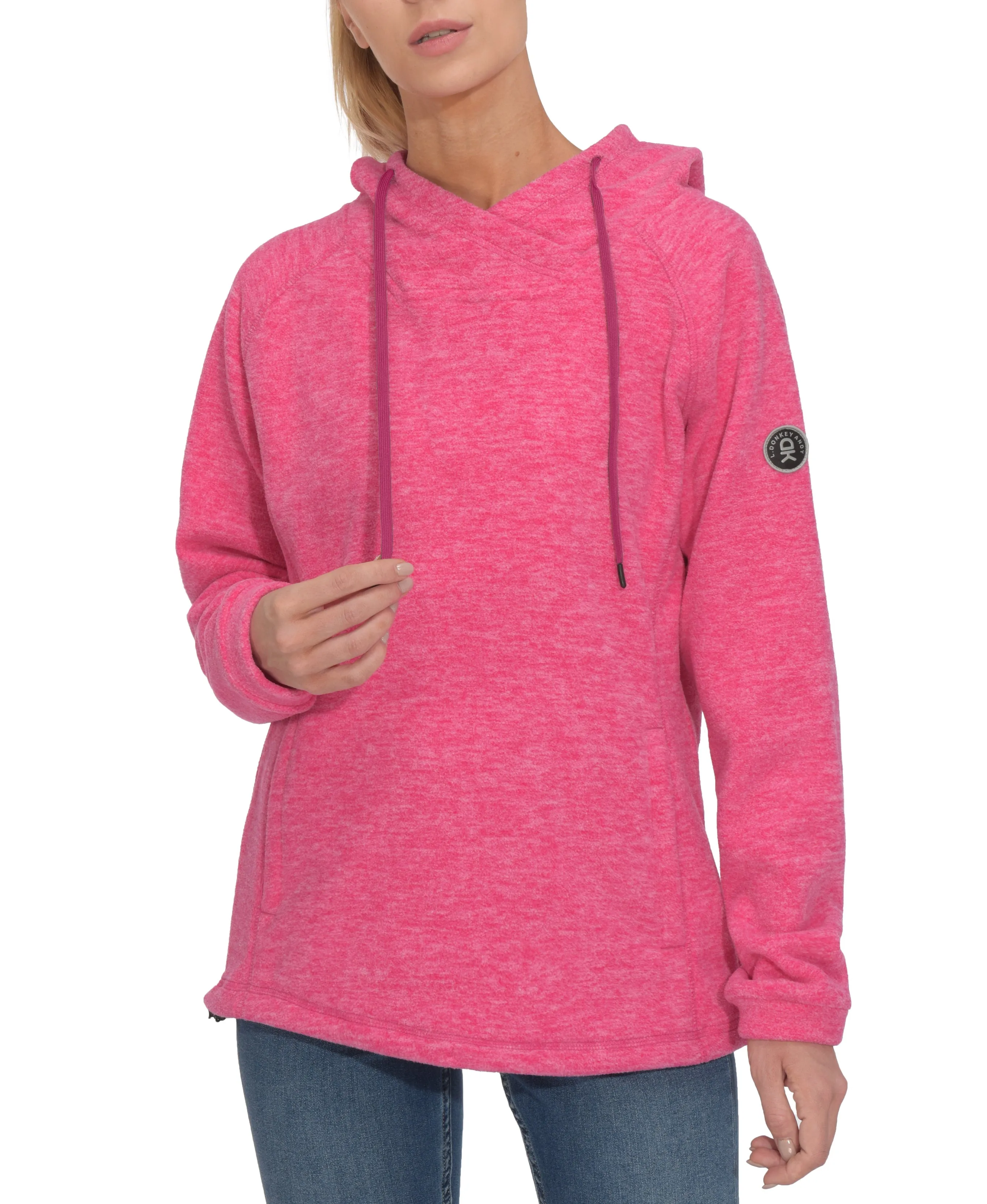 Womens Winter Warm Polar Fleece Pullover Hoodie Sweatshirts Running Hiking