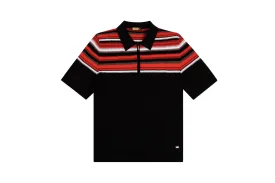 Zilli Silk-Cotton Blend Zipped Polo Shirt