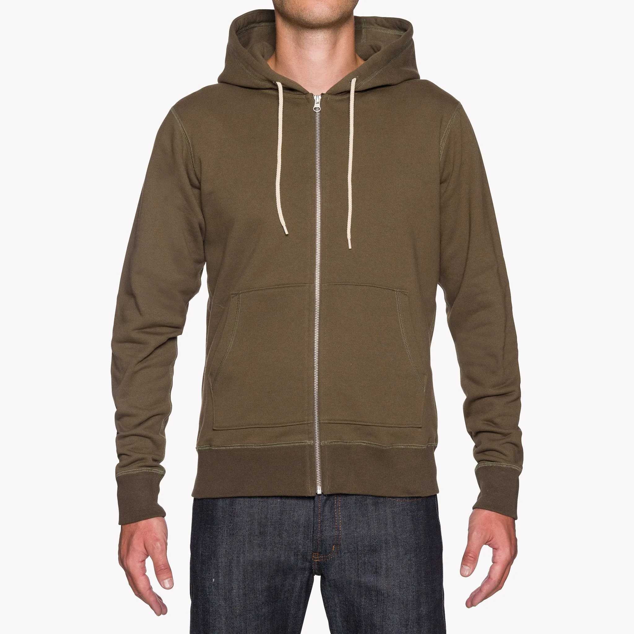 Zip Hoodie - Heavyweight Terry - Hunter