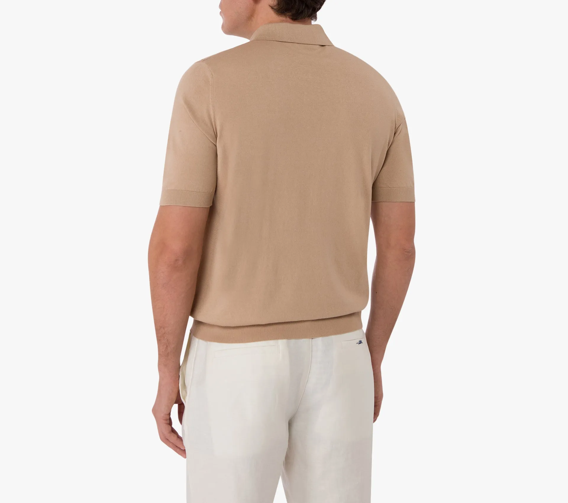 Zipped Polo Short Sleeves